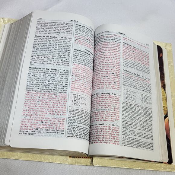 Holy Bible Illustrated Light of the World Edition Vintage Wood Cedar Box - Picture 13 of 15